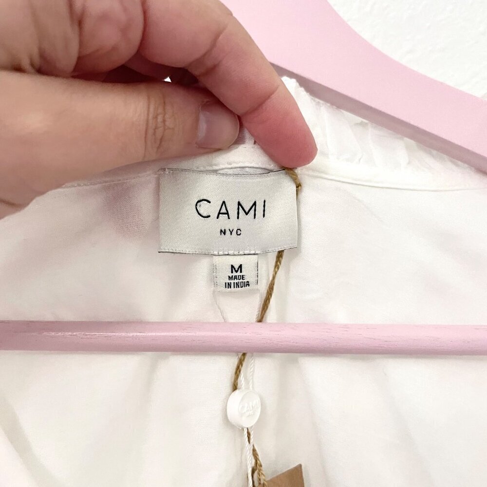 NWT Cami NYC Tiana Long-Sleeve Blouse White Size M - Picture 3 of 8